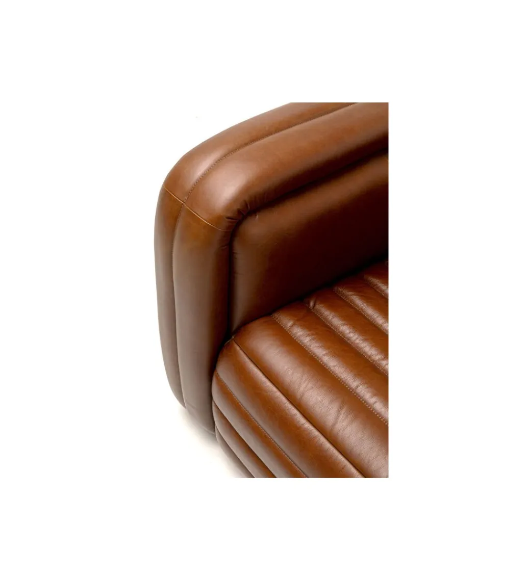 Fotel AURELIO 116 cm brązowy*KARE