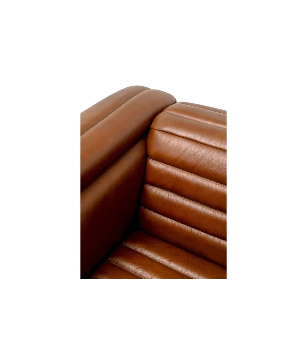 Fotel AURELIO 116 cm brązowy*KARE