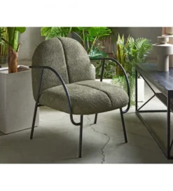 Fotel BADRU RIZO 67 cm oliwkowy*Imeri Discount