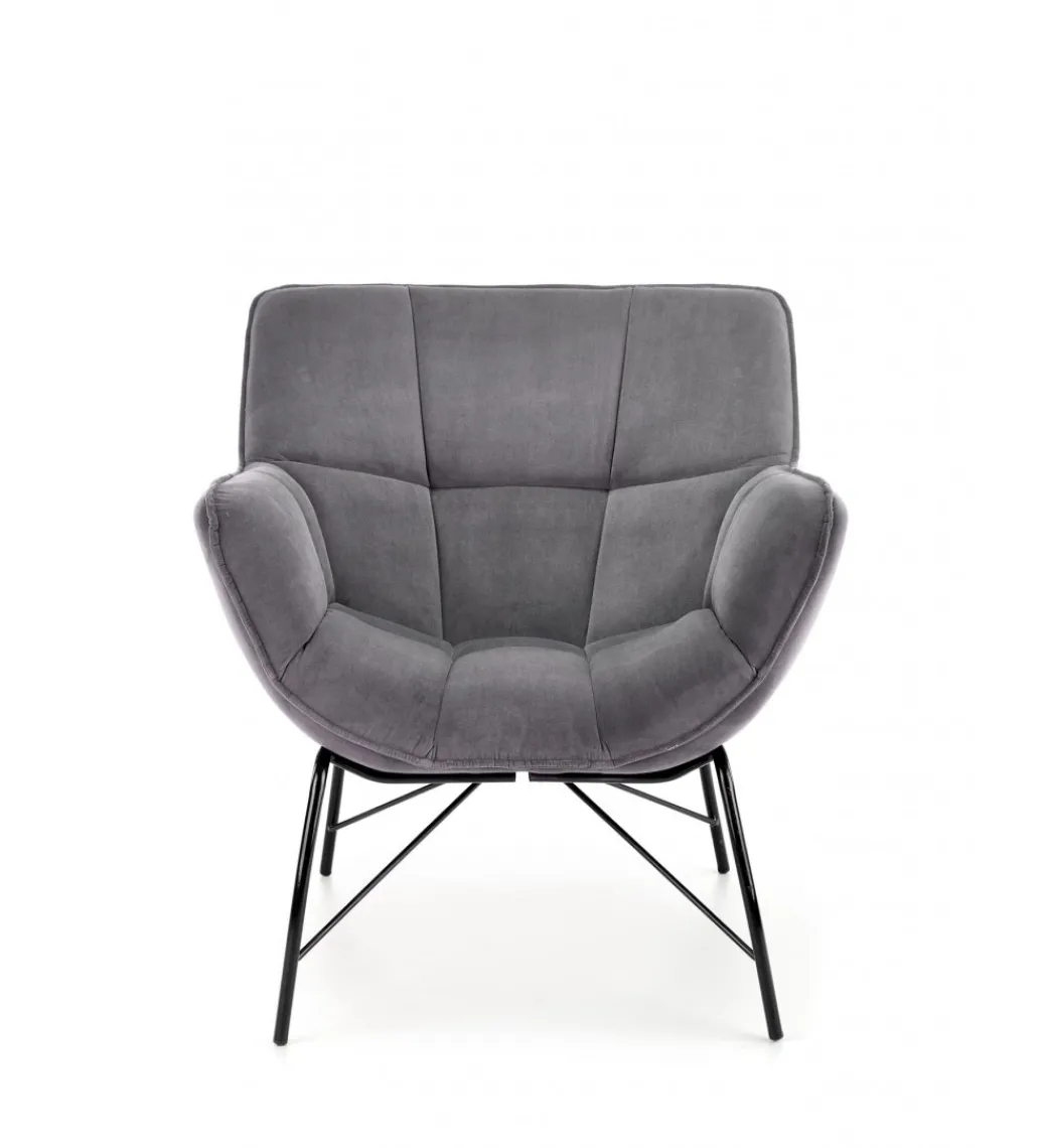 Fotel BELTON szary*Halmar Discount