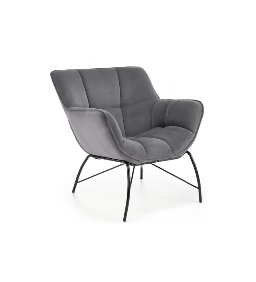 Fotel BELTON szary*Halmar Discount