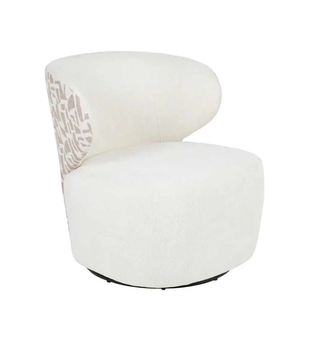 Fotel BITEJIDO 74 cm kremowo beżowy*Zona-Design Best