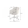 Fotel biurowy Edmonton greige*Invicta Interior Best