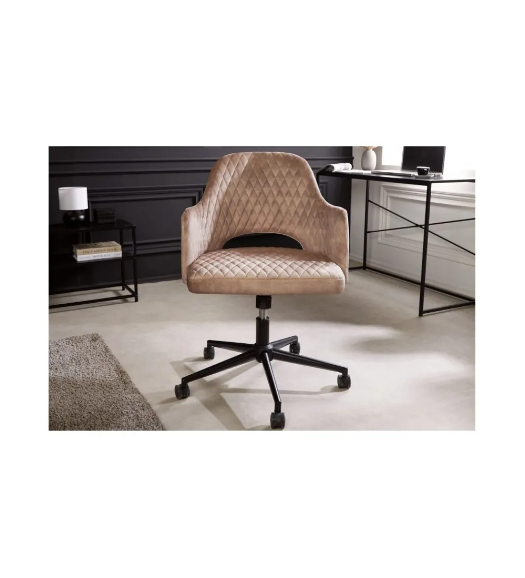 Fotel biurowy ETIENNE Paris greige*Invicta Interior