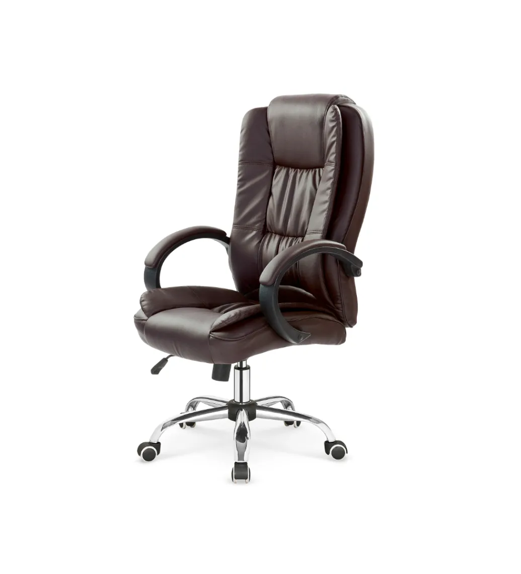 Fotel biurowy RELAX brązowy*Halmar New