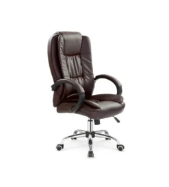 Fotel biurowy RELAX brązowy*Halmar New