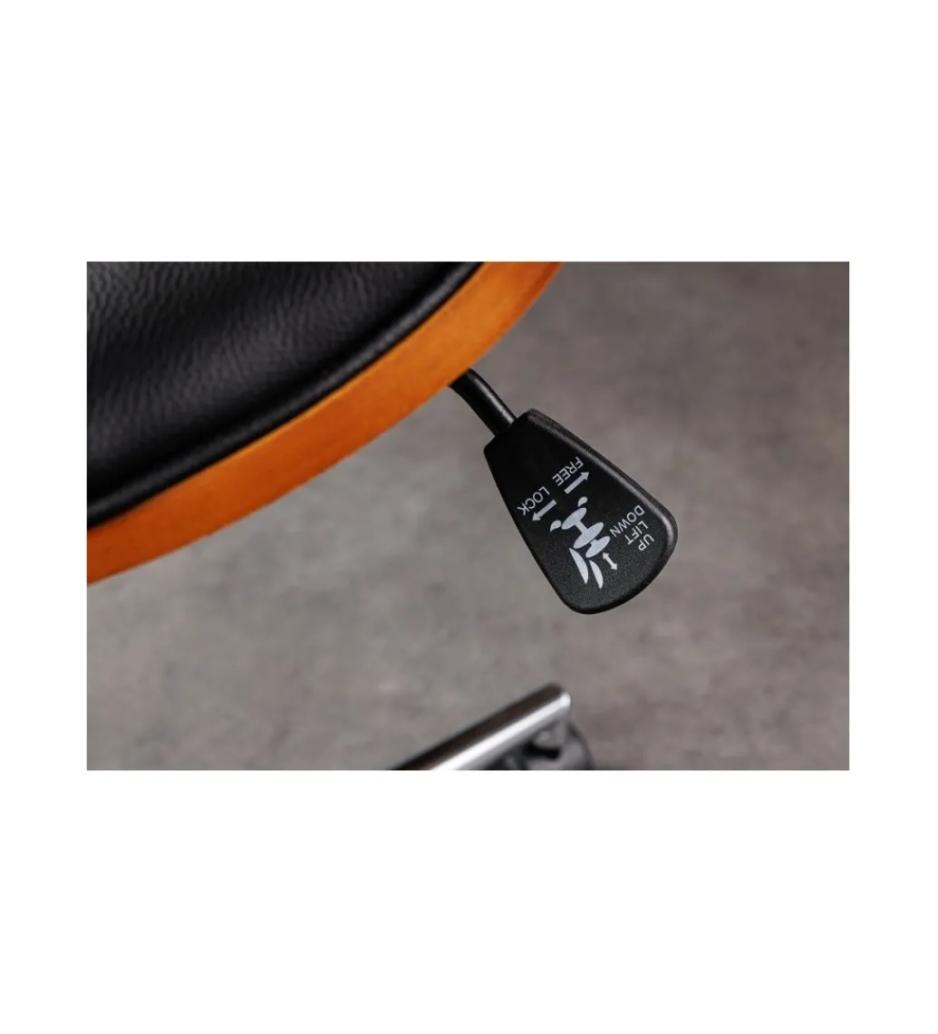 Fotel biurowy SPLIT czarny*Invicta Interior Online