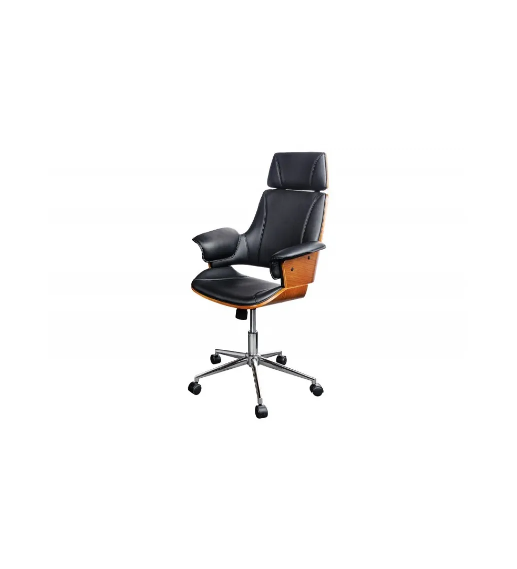 Fotel biurowy SPLIT czarny*Invicta Interior Online