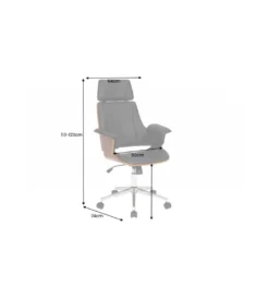 Fotel biurowy SPLIT czarny*Invicta Interior Online