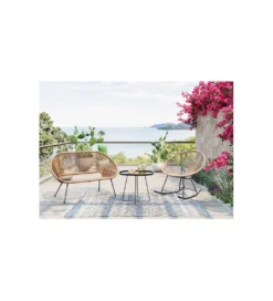 Fotel bujany ACAPULCO 85 cm naturalny*KARE Hot