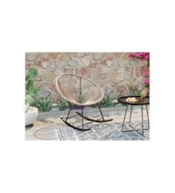 Fotel bujany ACAPULCO 85 cm naturalny*KARE Hot