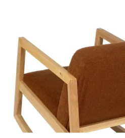 Fotel bujany AKKO 72 cm drewno kauczuk*Zona-Design