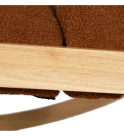 Fotel bujany AKKO 72 cm drewno kauczuk*Zona-Design