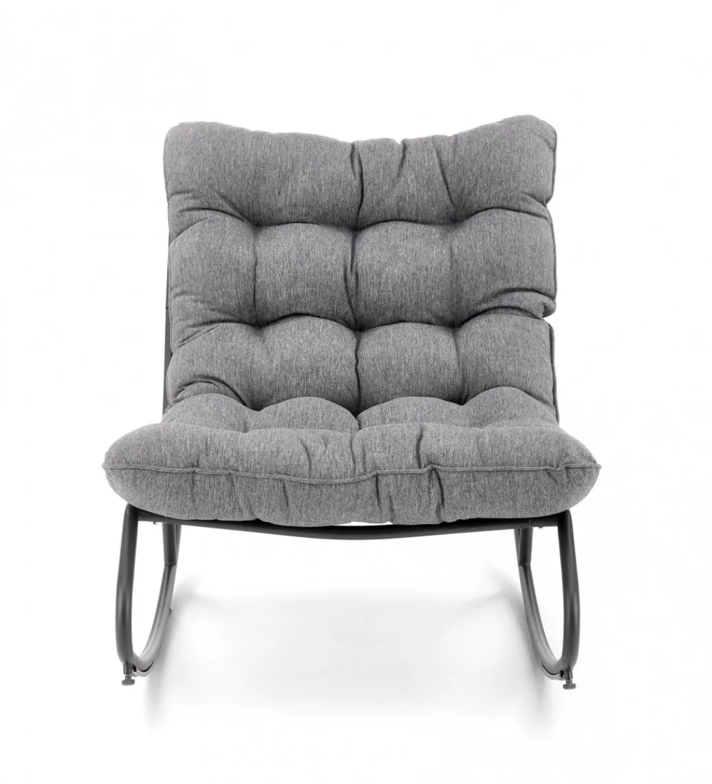 Fotel bujany GATTO szary*Halmar Clearance