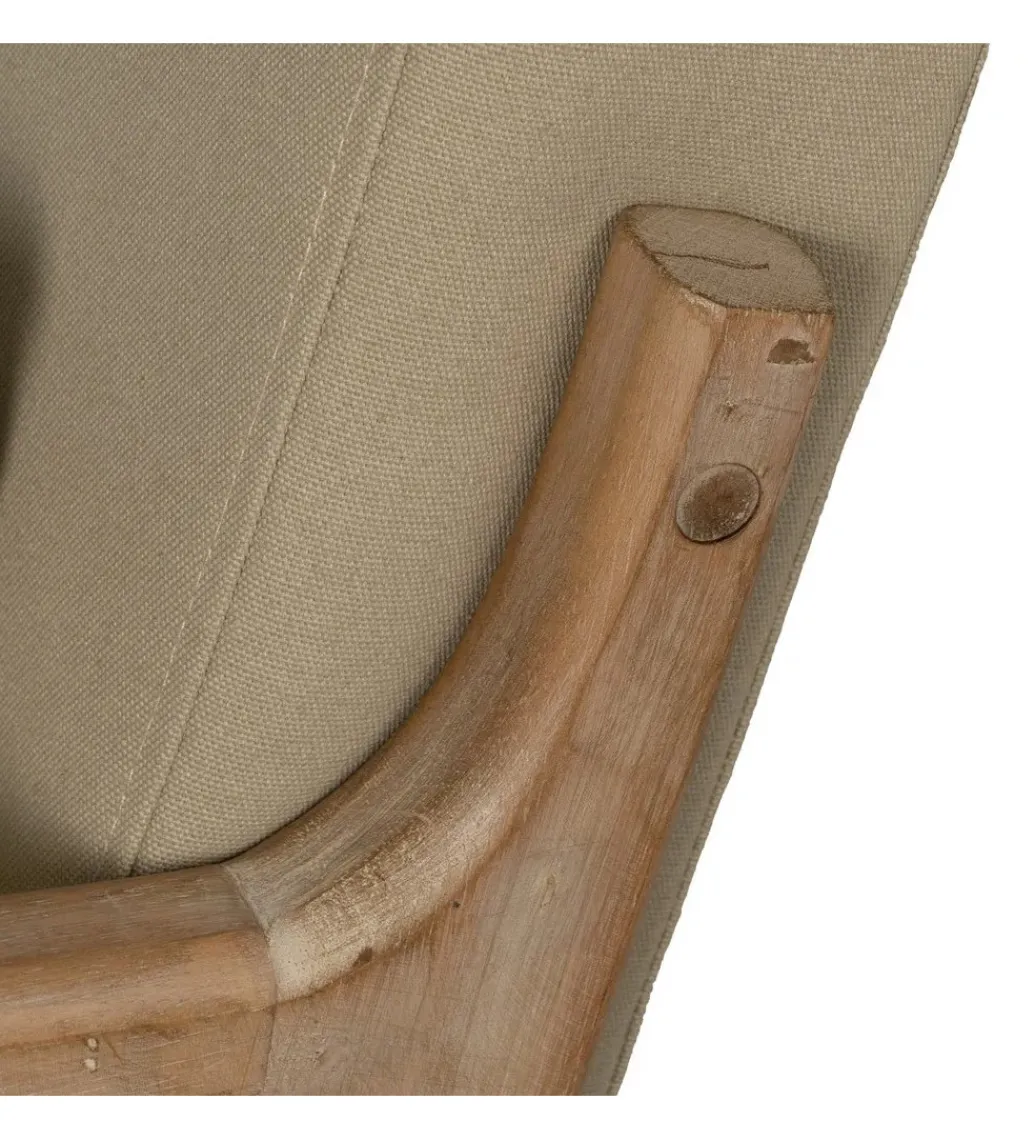 Fotel bujany GLIDIER 80 cm naturalny beżowy*Zona-Design Online