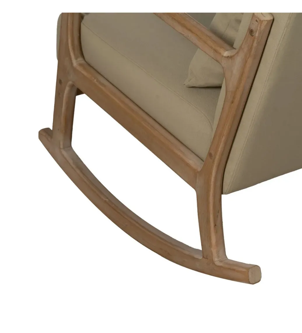 Fotel bujany GLIDIER 80 cm naturalny beżowy*Zona-Design Online
