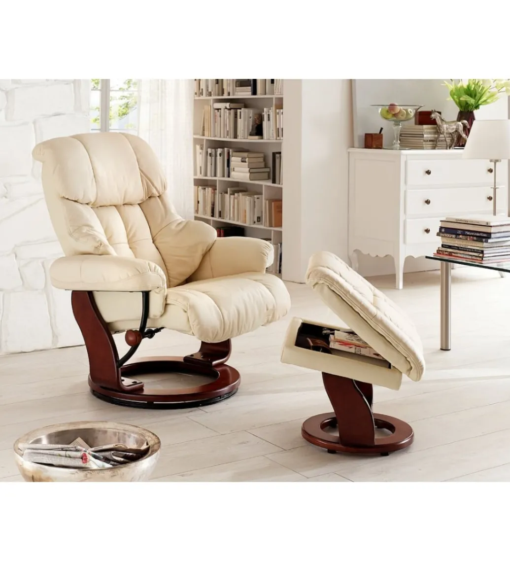 Fotel CALGARY kremowy*MCA Outlet