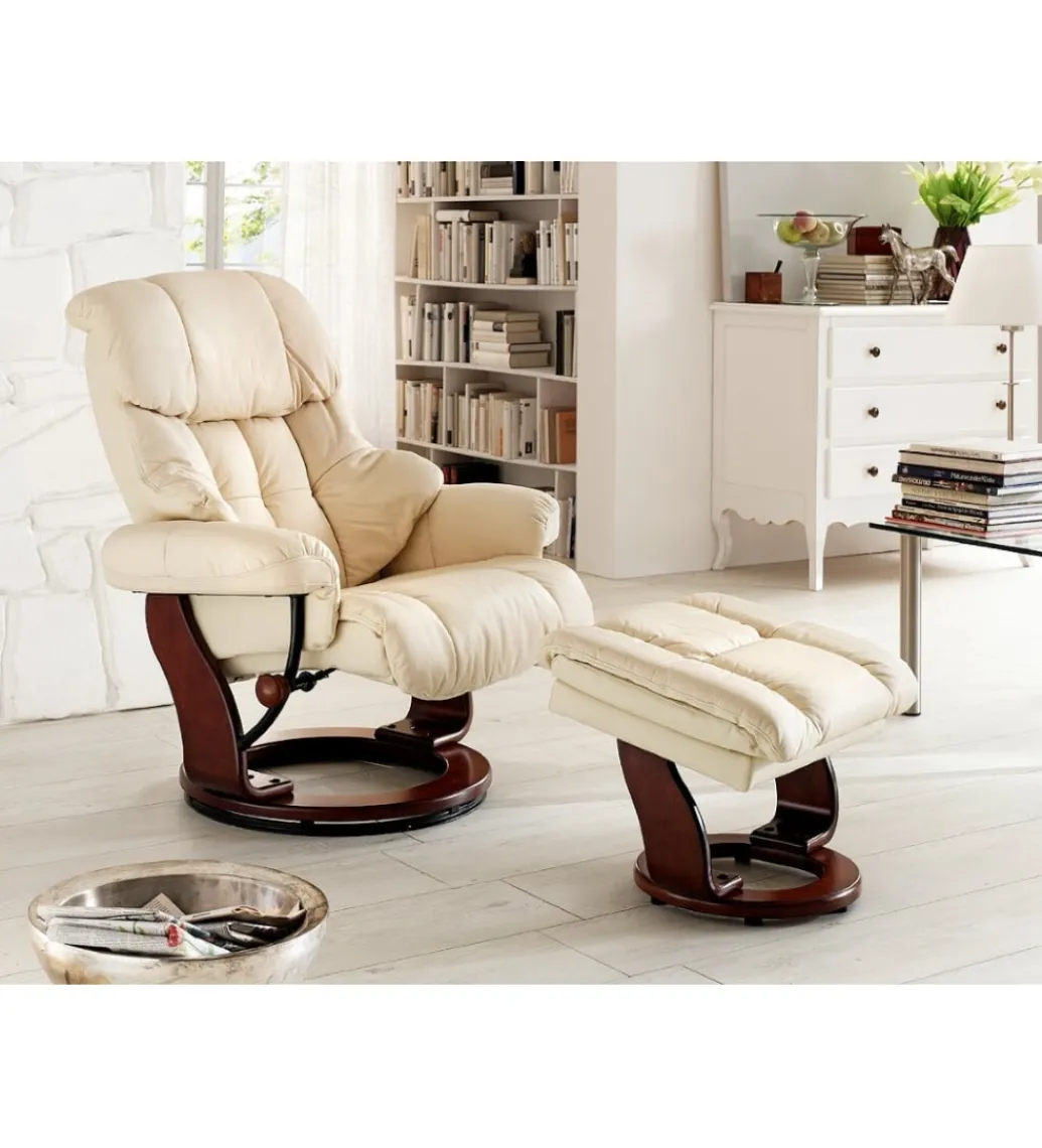 Fotel CALGARY kremowy*MCA Outlet