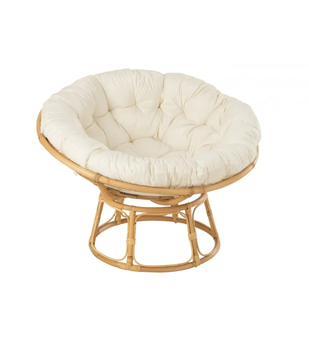 Fotel CELINE 115 cm rattanowy*J-Line Outlet