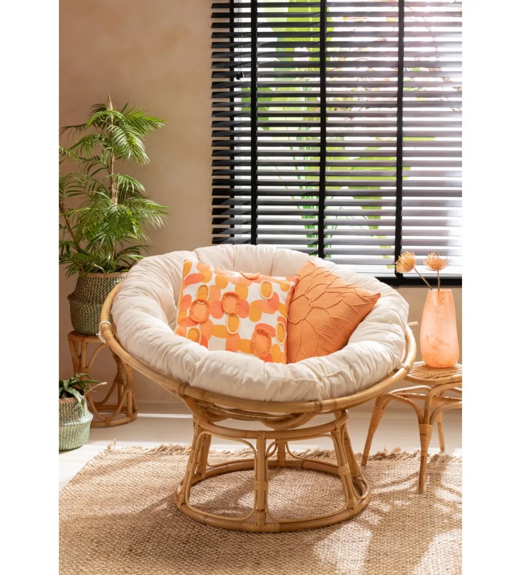 Fotel CELINE 115 cm rattanowy*J-Line Outlet