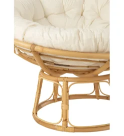 Fotel CELINE 115 cm rattanowy*J-Line Outlet