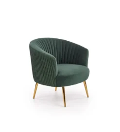 Fotel CROWN ciemnozielony*Halmar Discount