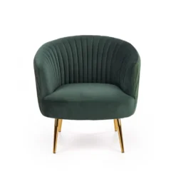 Fotel CROWN ciemnozielony*Halmar Discount