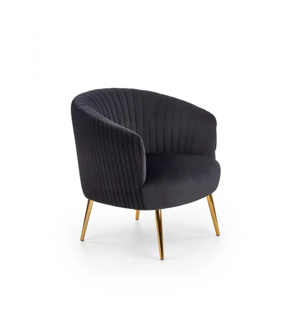 Fotel CROWN czarny*Halmar Outlet