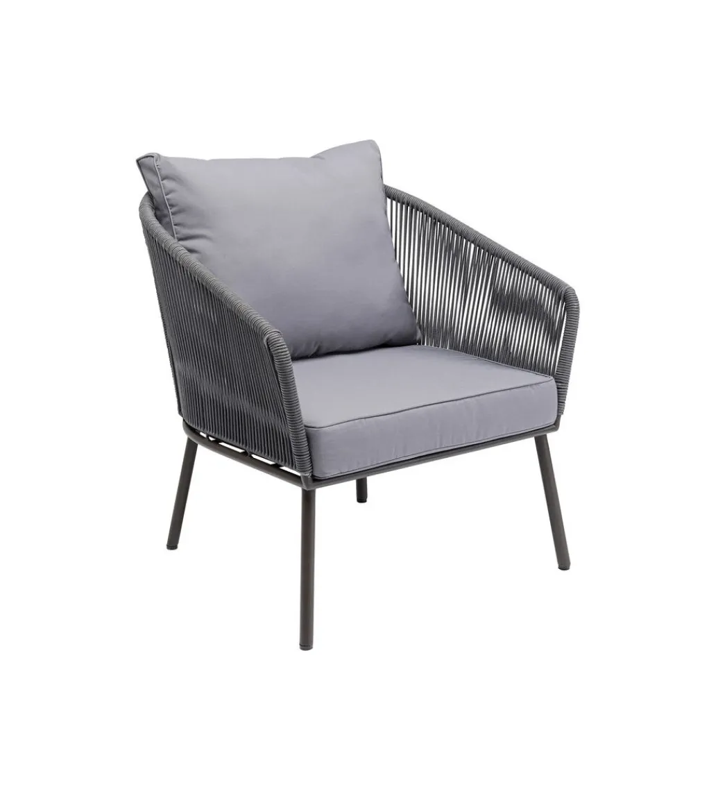 Fotel ELBA 84 cm szary*KARE Online
