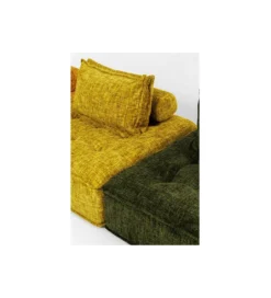 Fotel ELEMENT PORTOFINO 106 cm ciemnozielony*KARE New