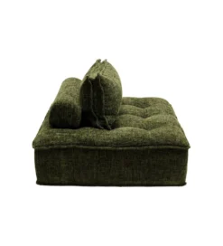 Fotel ELEMENT PORTOFINO 106 cm ciemnozielony*KARE New