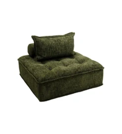 Fotel ELEMENT PORTOFINO 106 cm ciemnozielony*KARE New