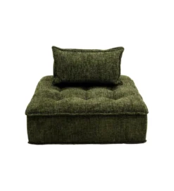 Fotel ELEMENT PORTOFINO 106 cm ciemnozielony*KARE New