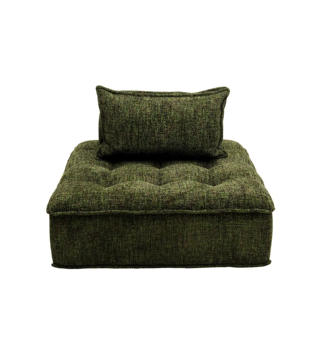 Fotel ELEMENT PORTOFINO 106 cm ciemnozielony*KARE New