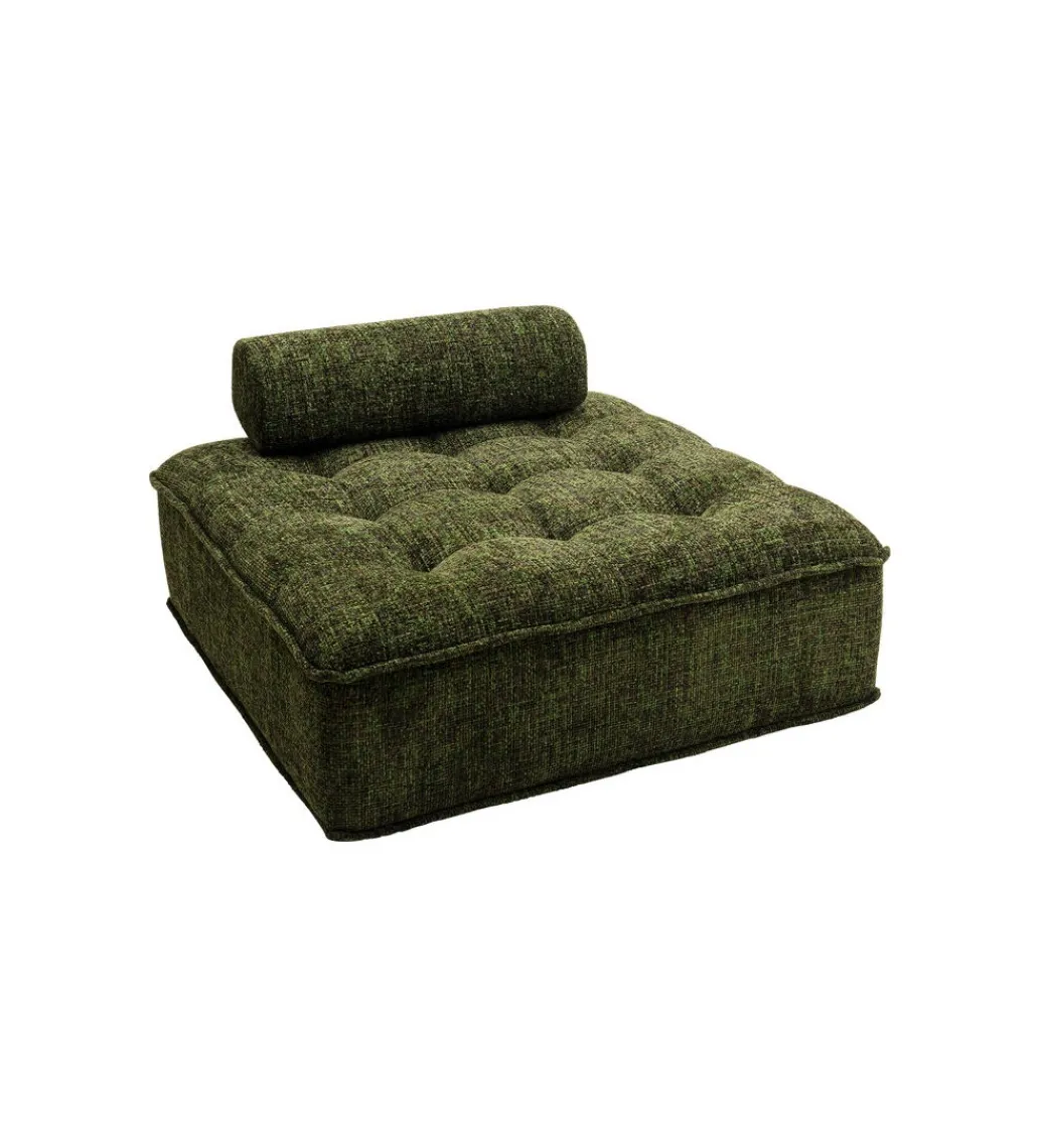 Fotel ELEMENT PORTOFINO 106 cm ciemnozielony*KARE New