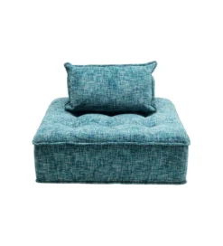 Fotel ELEMENT PORTOFINO 106 cm jasnoniebieski*KARE Clearance