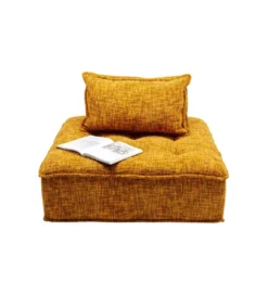 Fotel ELEMENT PORTOFINO 106 cm pomarańczowy*KARE Online