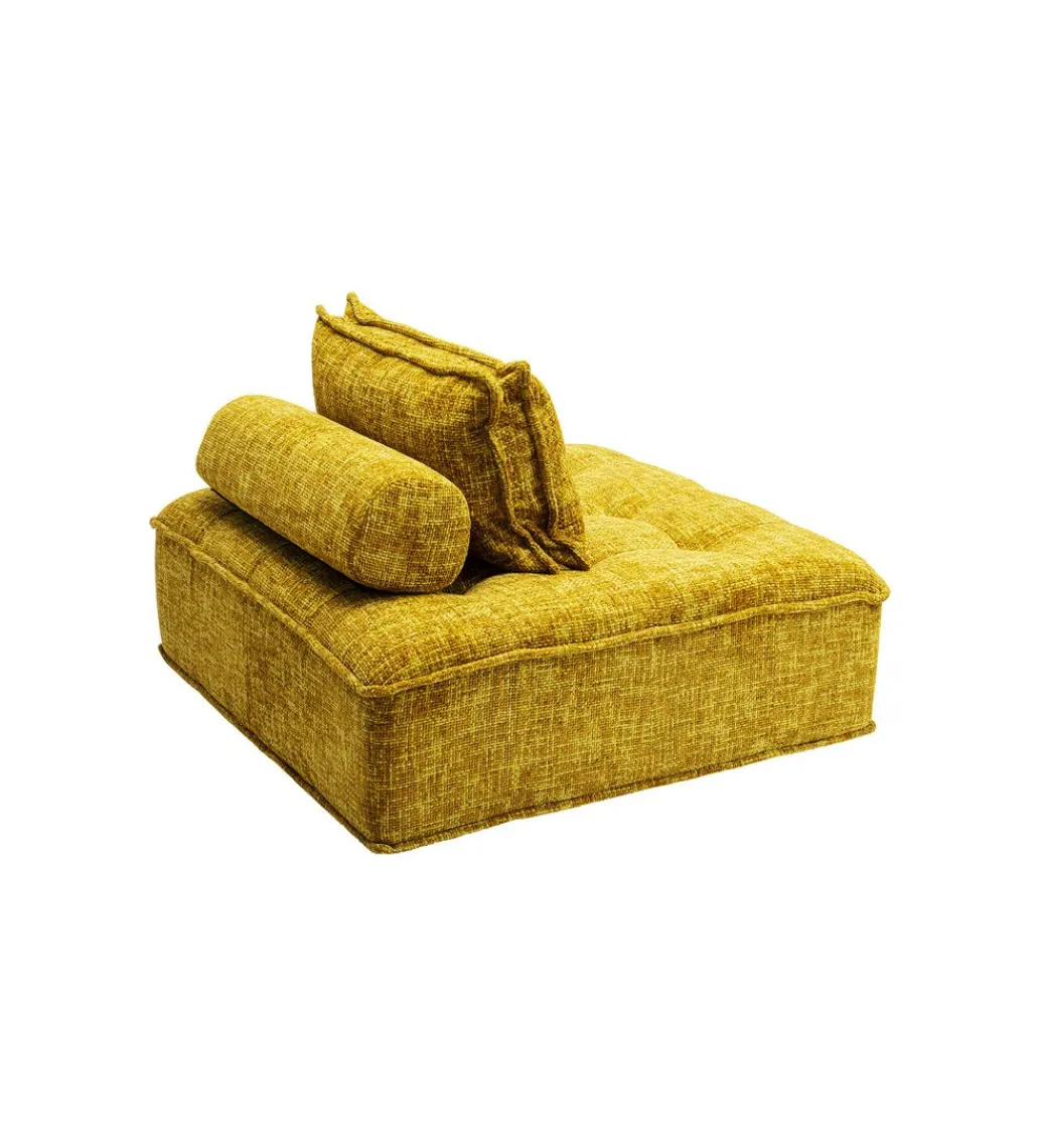 Fotel ELEMENT PORTOFINO 106 cm żółty*KARE