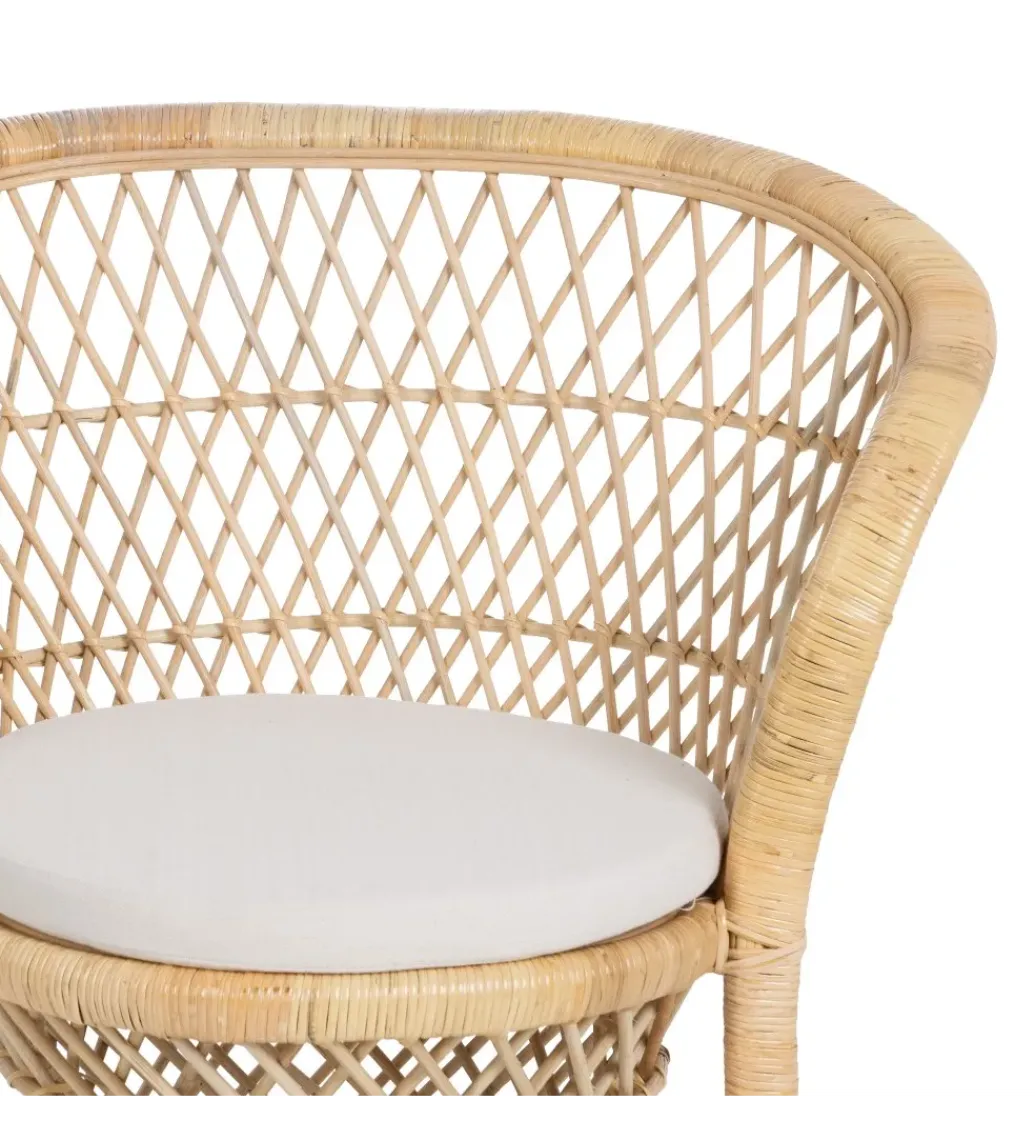 Fotel ENSO 84 cm ratan naturalny*Zona-Design Discount