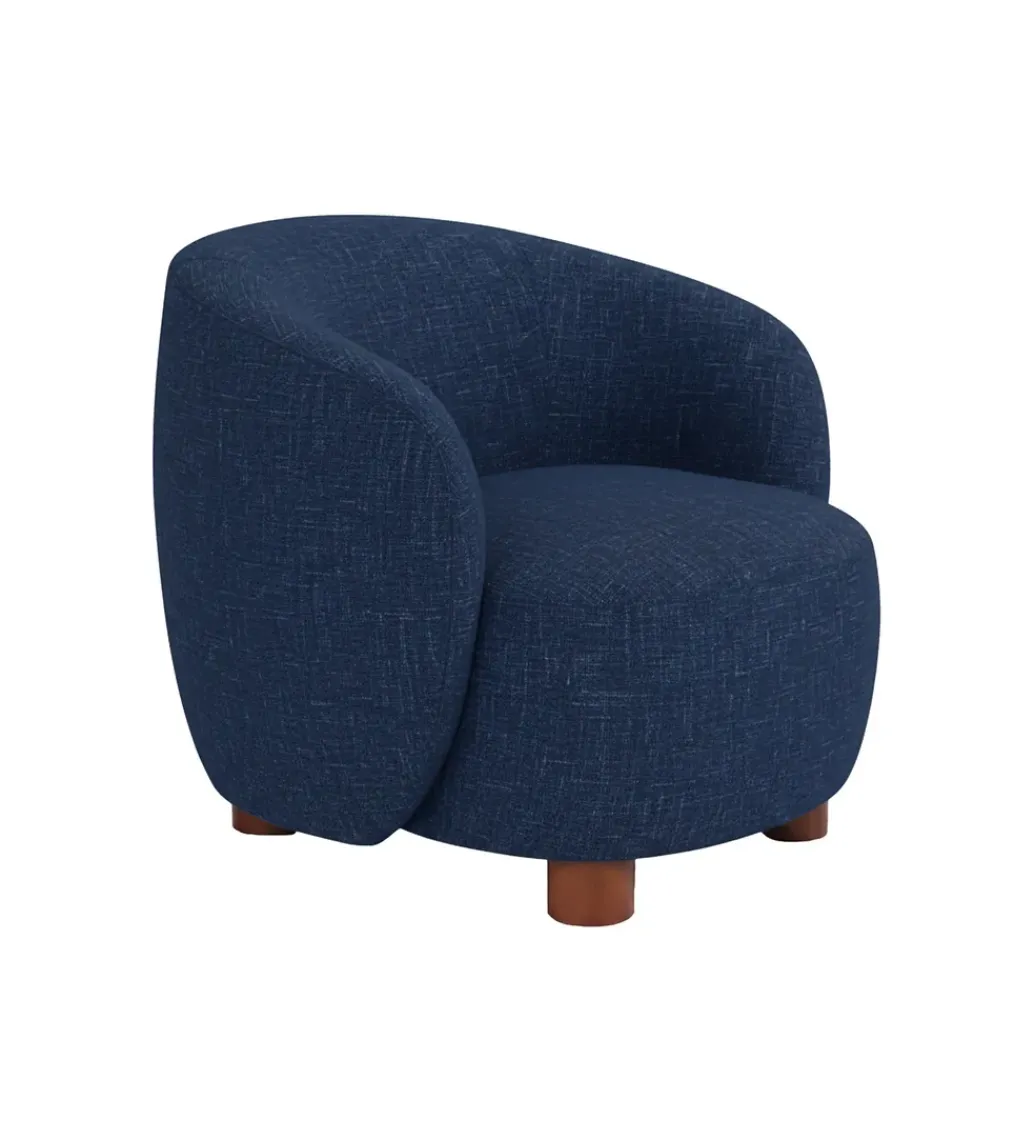 Fotel ESTAMPADO 62 cm granatowy*Zona-Design Sale