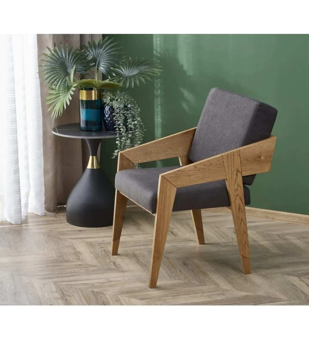 Fotel FREEDOM ciemnoszary*Halmar New