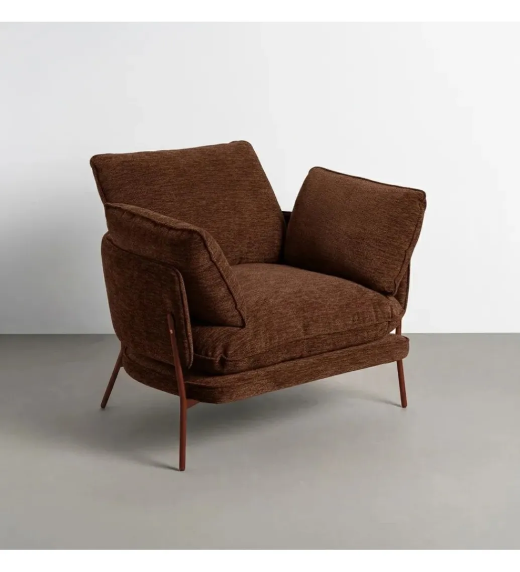 Fotel GAMASTO 79 cm brązowy*Zona-Design Best