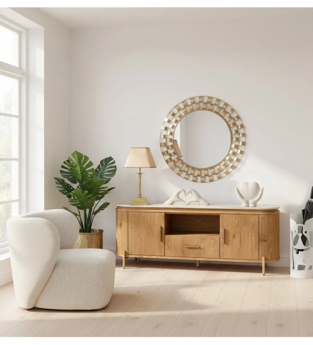 Fotel GOSTENMY 73 cm beżowy*Exclusivas Clearance