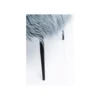 Fotel Hairy niebieski*KARE Online