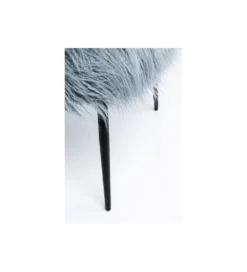Fotel Hairy niebieski*KARE Online