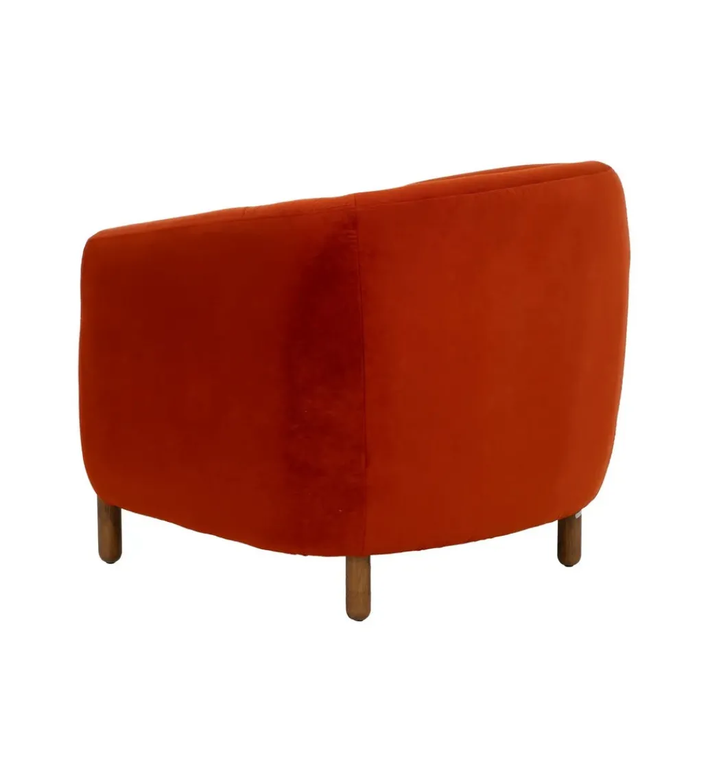 Fotel HERMANEZ 81 cm czerwony*Zona-Design Outlet