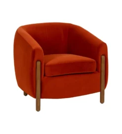 Fotel HERMANEZ 81 cm czerwony*Zona-Design Outlet