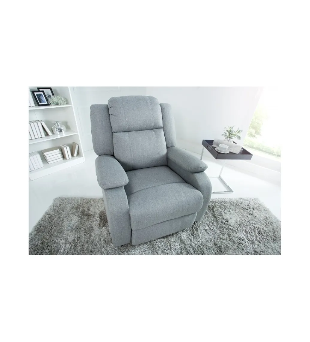 Fotel Hollywood jasnoszary*Invicta Interior Online