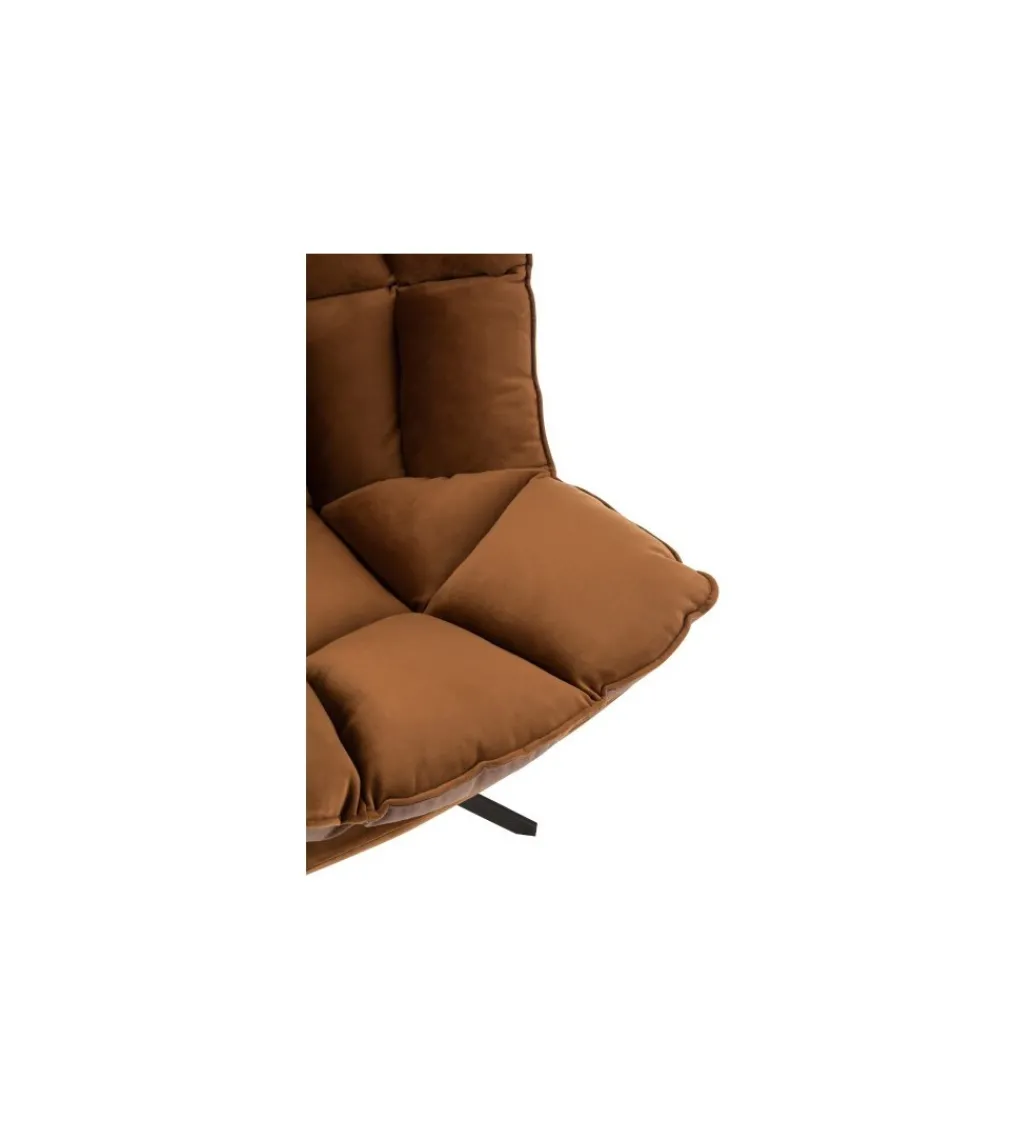 Fotel KOASTER brązowy*J-Line Outlet