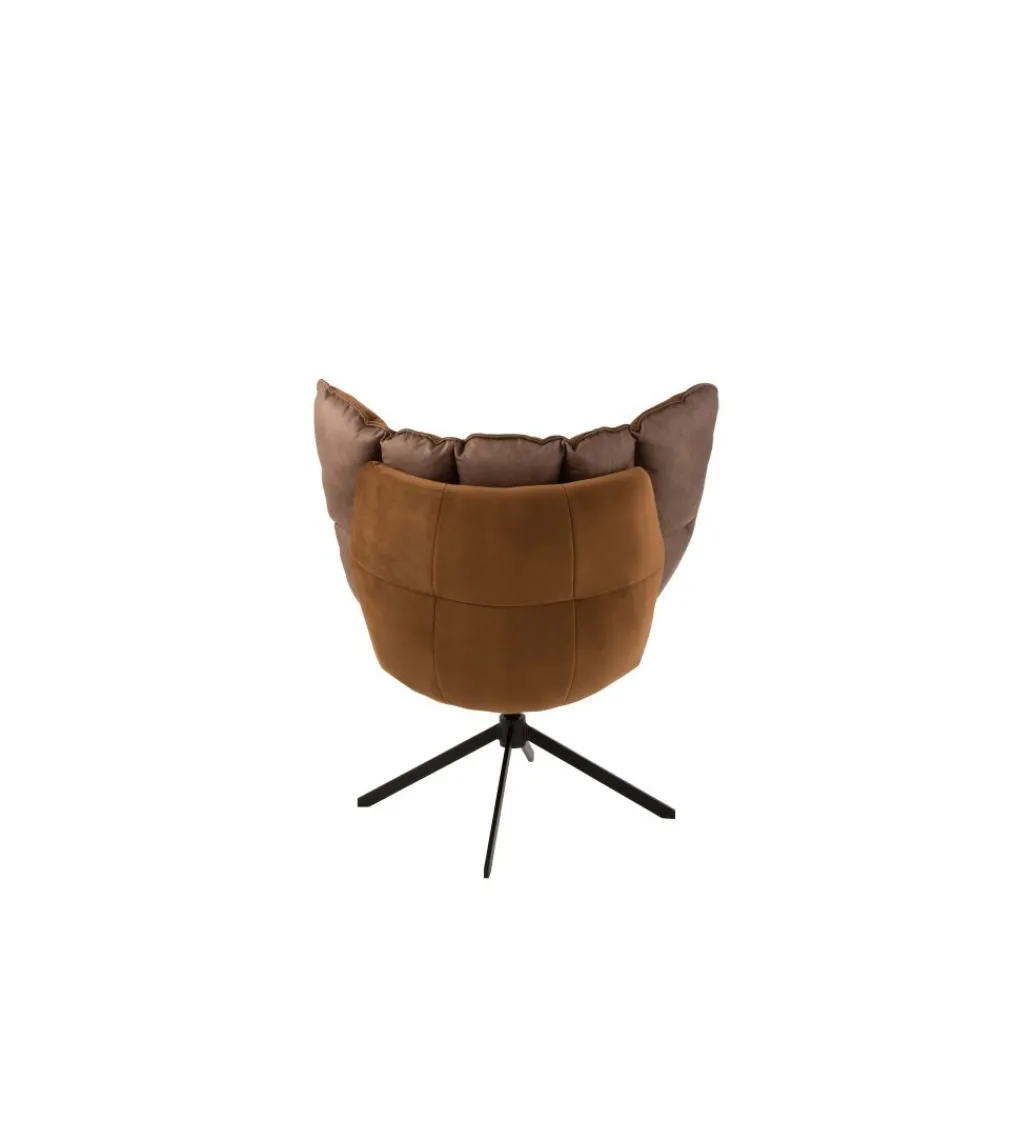 Fotel KOASTER brązowy*J-Line Outlet